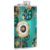 Flasques Veille bijoux Steampunk sur un Arrière - plan vert (Droite)