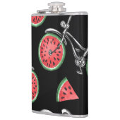 Flasques Vélos à roue de pastèque, motif d'été. (Gauche)