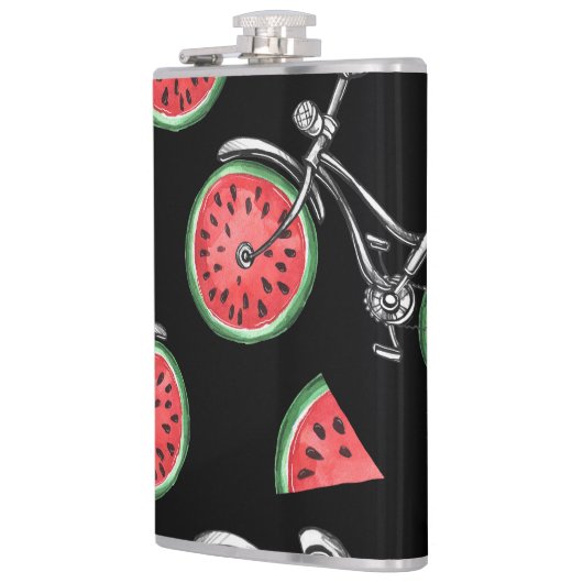 Flasques Vélos à roue de pastèque, motif d'été. (Gauche)