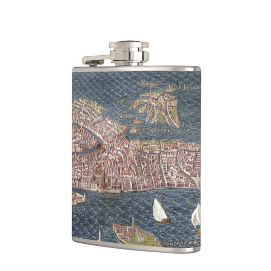 Flasques VENISE : CARTE, XVIème siècle (Gauche)