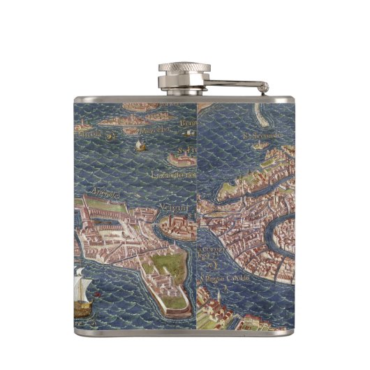 Flasques VENISE : CARTE, XVIème siècle (Dos)