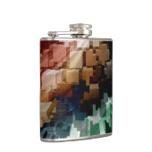 Flasques Vent foncé centré sur le cube (Droite)