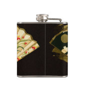 Flasques Ventilateur oriental criblé au design floral (Dos)