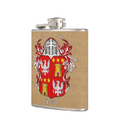 Flasques Verdi Bouclier héraldique avec Helm et Mantle (Gauche)