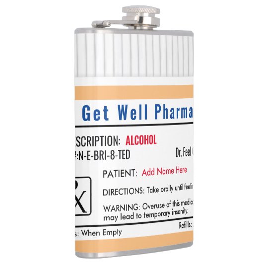 Flasques Verre de prise de commande RX amusant (Droite)