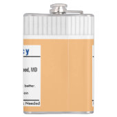 Flasques Verre de prise de commande RX amusant (Dos)