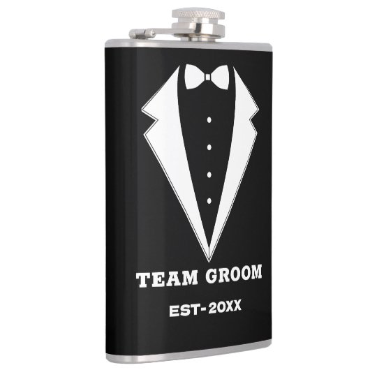 Flasques Verre de proposition pour garçons d'honneur, Équip (Droite)