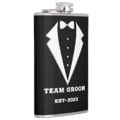 Flasques Verre de proposition pour garçons d'honneur, Team  (Droite)