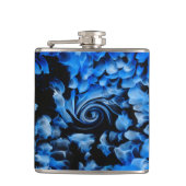 Flasques Verre noir et bleu Abstrait (Devant)