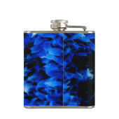 Flasques Verre noir et bleu Abstrait (Dos)