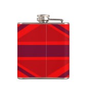 Flasques Version rouge Décor Union Jack britannique (Dos)