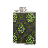 Flasques Vert floral de papier peint (Gauche)