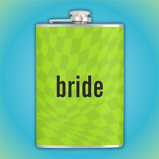 Flasques Vert slime Y2K pour l'enterrement de vie de jeune 