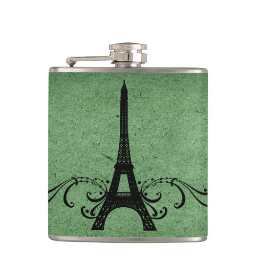 Flasques Vert Vintage Français (Devant)