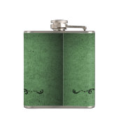 Flasques Vert Vintage Français (Dos)