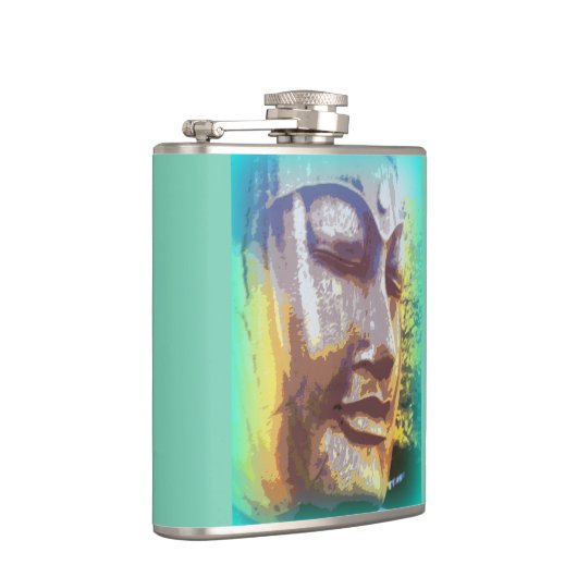 Flasques Vert visage bouddha (Droite)