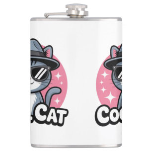Flasques Vibes de Chat Cool