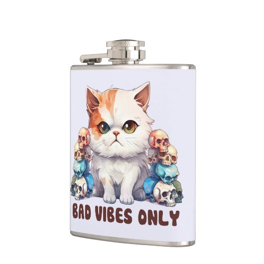 Flasques Vibes incorrectes uniquement - Fierce Chat & Skuls (Gauche)