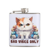 Flasques Vibes incorrectes uniquement - Fierce Chat & Skuls (Devant)