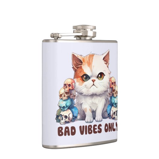Flasques Vibes incorrectes uniquement - Fierce Chat & Skuls (Droite)