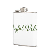 Flasques Vibes joyeux Noël vert nom de famille (Gauche)