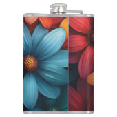 Flasques Vibrant couleur marron, bleu, jaune, couleur orang (Dos)