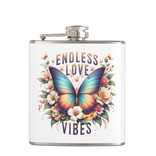 Flasques Vibrations d'amour éternel Papillon Art-96281 (Devant)