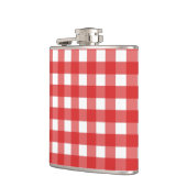 Flasques Vichy rouge et blanc (Gauche)