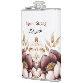 Flasques Victorian Peony Luxe Mariage Son vinyle enveloppé (Gauche)