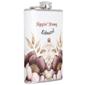 Flasques Victorian Peony Luxe Mariage Son vinyle enveloppé (Droite)