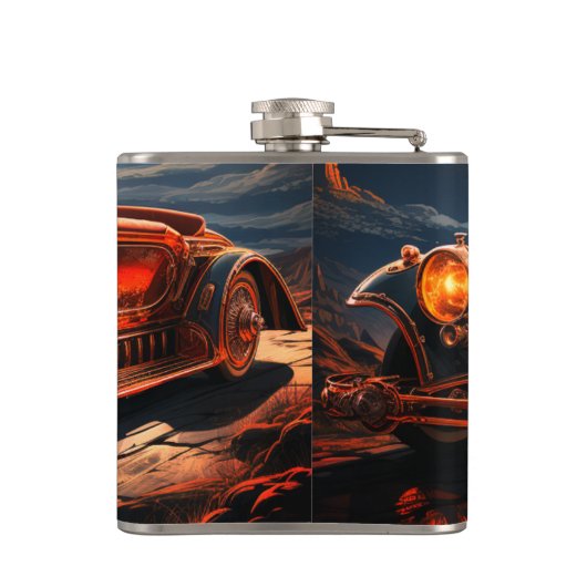 Flasques Vieille voiture (Dos)