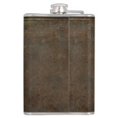 Flasques Vieux regard de peau de vache dans le brun (Dos)