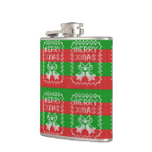 Flasques Vilain pull motif sonnettes Joyeux fils Xmas (Gauche)