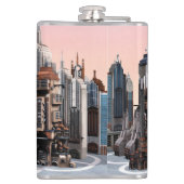 Flasques Ville futuriste (Dos)