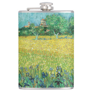 Flasques Vincent van Gogh - Champ aux iris près d'Arles