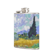 Flasques Vincent Van Gogh - Champ de blé avec cyprès (Gauche)