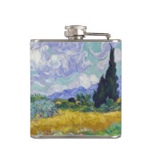 Flasques Vincent Van Gogh - Champ de blé avec cyprès (Dos)