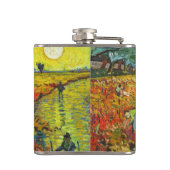 Flasques Vincent van Gogh - Le vignoble rouge (Dos)