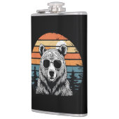 Flasques Vintage Bear with Sunglasses (Gauche)
