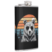 Flasques Vintage Bear with Sunglasses (Droite)