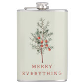 Flasques Vintage Botanique de Noël (Devant)