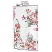 Flasques Vintage Chic  Fleurs Féminines Érodées (Gauche)