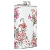 Flasques Vintage Chic  Fleurs Féminines Érodées (Droite)