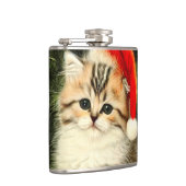 Flasques Vintage Christmas Kitten (Droite)