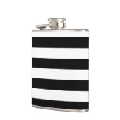 Flasques Vintage Classic rayures noir & blanc (Gauche)