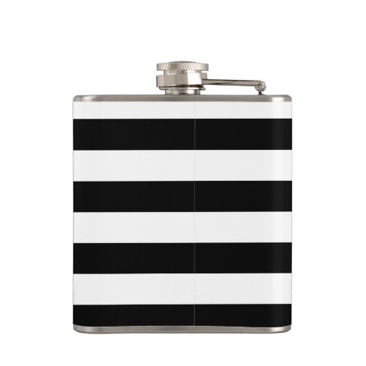 Flasques Vintage Classic rayures noir & blanc (Dos)