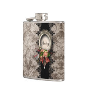 Flasques Vintage Damask et Roses (Gauche)