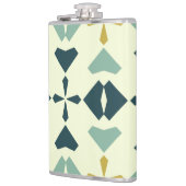 Flasques Vintage Geometric Pattern (Gauche)
