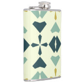 Flasques Vintage Geometric Pattern (Droite)