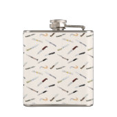 Flasques Vintage Italian Knives Illustration Vinyl Wrapped  (Dos)